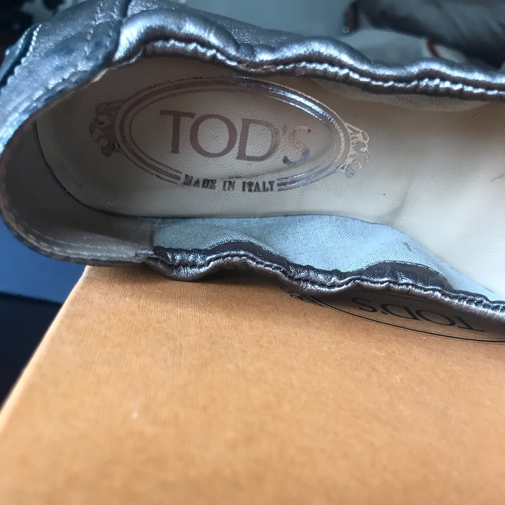 Tod’s Ballerina Leather Driving Shoe